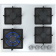 Газовая варочная поверхность CALORE 60 WH (независимая)
