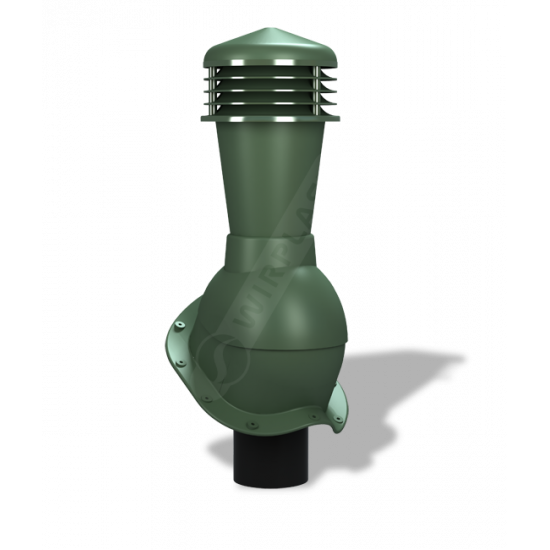 К94 Вент. выход неизолированный D110/125 для металлочерепицы RALL 6020 WIRPLAST Wirovent