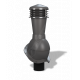 К94 Вент. выход неизолированный D110/125 для металлочерепицы RALL 7024 WIRPLAST Wirovent